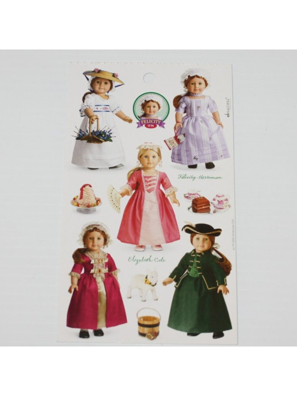 American Girl Felicity Merriman Doll Sticker Sheet by EK Success Brands